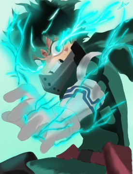 Izuku Midoriya from my hero academia 