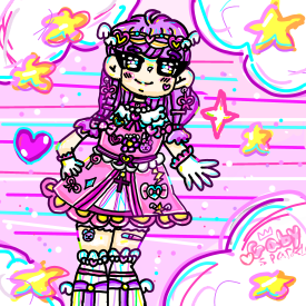 Decora  kawaii magical girl drawing/Gaby Sparkle 