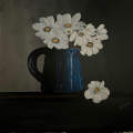 Daisies In Coffee Pot