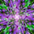 Green and Violet Symmetry Pattern '24