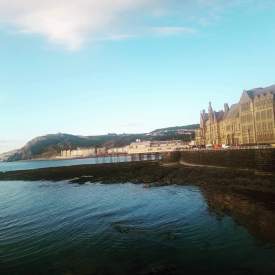 Beautiful Panoramic Photo Of Aberystwyth Coastline.☀️😯